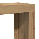 vidaXL Tables basses gigognes 3 Pièces chêne artisanal bois d'ingénierie