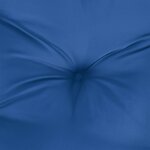 vidaXL Coussin de palette bleu royal 70x40x12 cm tissu