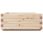 vidaXL Jardinière 60x60x26 5 cm bois de pin massif