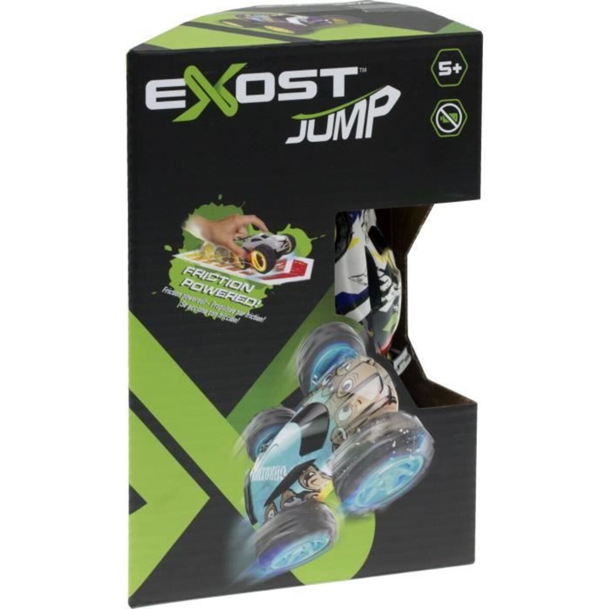 EXOST JUMP - Coffret cascades (1 voiture friction + accessoires) -  Assortiment - La Poste