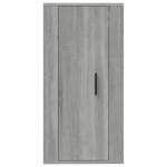 vidaXL Meuble TV mural Sonoma gris 40x34 5x80 cm