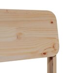 vidaXL Chaise de jardin 60x52 5x72 cm bois de pin massif