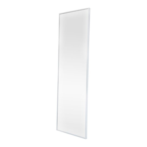 Miroir décoration moderne design de porte 120 x 37 x 2 cm blanc 03_0010149