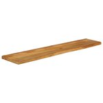 vidaXL Dessus de table à bord vivant 160x30x3 8cm bois massif manguier