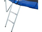 Trampoline "joycy" - ø 4 27 m - avec filet + échelle + couverture + kit d'ancrage