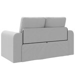 vidaXL Canapé-Lit 60cm Gris nuage tissu