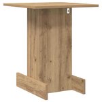 vidaXL Table d'appoint Chêne artisanal 44 5 x 45 x 55 cm