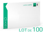 Prêt-à-Poster - Lettre Verte - 50g - Format C5 - Enveloppes en lot de 100