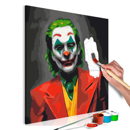 Tableau à peindre par soi-même - joker l x h en cm 40x40