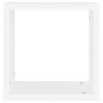 vidaXL Étagères cube murales 6 Pièces blanc 30x15x30 cm