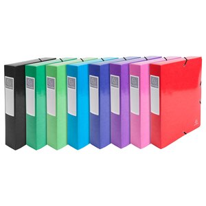 Boite De Classement Dos 60mm Iderama - A4 - Couleurs Assorties - X 8 - Exacompta