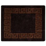 vidaXL Coureur de Tapis MARSA Noir 80 x 100 cm Polyester et PVC