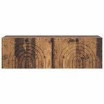 vidaXL Meuble TV mural Bois ancien 98 x 31 x 30 cm Bois d'ingénierie