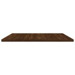 vidaXL Étagères murales 4 Pièces chêne marron 80x50x1 5cm bois ingénierie