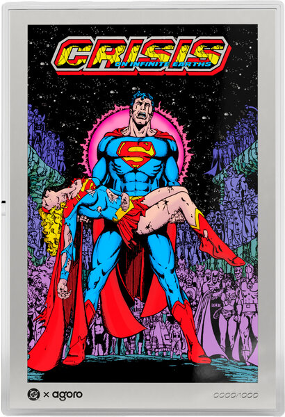 Monnaie CRISIS ON INFINITE EARTHS 1985 DC Death of Supergirl 1 Oz Feuille Argent 2$ Niue 2026