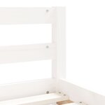 vidaXL Cadre de lit pour enfant tiroirs blanc 80x160cm bois pin massif