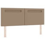vidaXL Tête de lit Montage mural Cappuccino 160 cm PVC