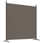 vidaXL Cloison de séparation 4 panneaux Anthracite 698x180 cm Tissu