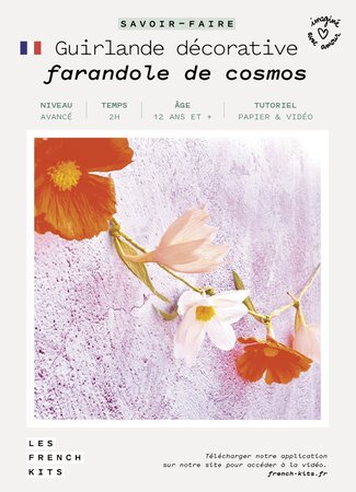Coffret DIY papier - Guirlande décorative florale