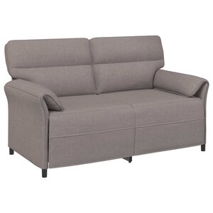 vidaXL Sofa 2 places Taupe 158 x 83 x 95 cm