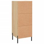 vidaXL Buffet Chêne sonoma 34 5x34x90 cm Bois d'ingénierie
