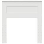 vidaXL Tête de lit Blanc 80 cm Bois d'ingénierie