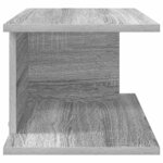 vidaXL Table de chevet 2 Pièces Gris Sonoma 40 x 30 x 25 cm