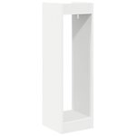 vidaXL Support de Plante 2 pièces Blanc 30 x 30 x 100 cm