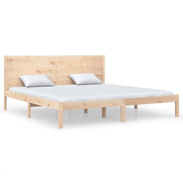 vidaXL Cadre de lit sans matelas 200x200 cm bois massif de pin
