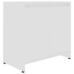 vidaXL Armoire de salle de bain Blanc 60x33x61 cm Bois d'ingénierie