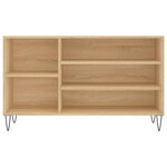 vidaXL Armoire à chaussures Chêne sonoma 102x36x60cm Bois d'ingénierie