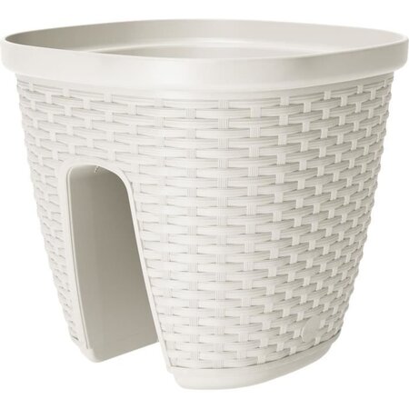 PoeTIC Pot Balustrade Casa Mesh 30 - Blanc