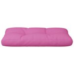 vidaXL Coussin de palette rose 80x40x12 cm tissu