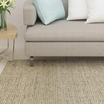 vidaXL Tapis Sisal naturel 80x250 cm Vert