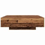 vidaXL Table basse Bois Ancien 100 x 100 x 31 cm Bois d'ingénierie