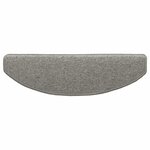 vidaXL Tapis d'escalier auto-adhésifs 15 Pièces Gris clair