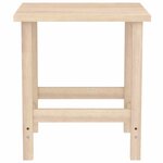 vidaXL Chaise de jardin Adirondack avec table Bois de sapin massif