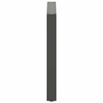 vidaXL Pieds de table à manger en U 2 pièces Anthracite 80 x (72-73) cm Acier