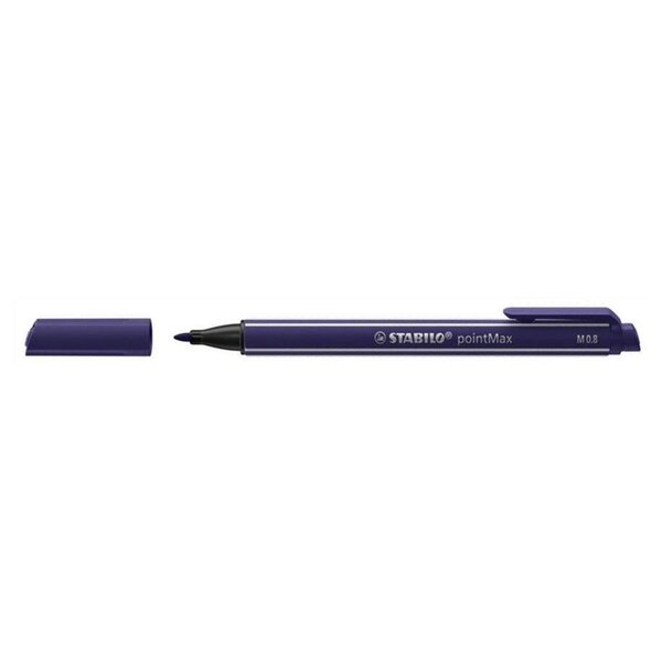 Stylo-feutre pointMax  pointe 0 8mm - Bleu de prusse STABILO