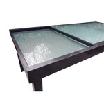 Brescia : table extensible en aluminium