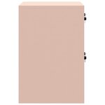 vidaXL Cabinet de Dossier Rose 44 x 50 x 106.5 cm Acier Laminé à Froid