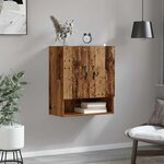 vidaXL Armoire Murale Bois ancien 60 x 31 x 70 cm Bois d'ingénierie