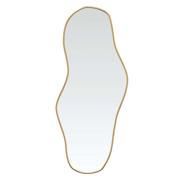 vidaXL Miroir mural Doré 80x35 cm