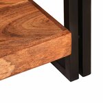 vidaXL Table console Marron 90 x 33 x 75 cm Bois d'Acacia Massif