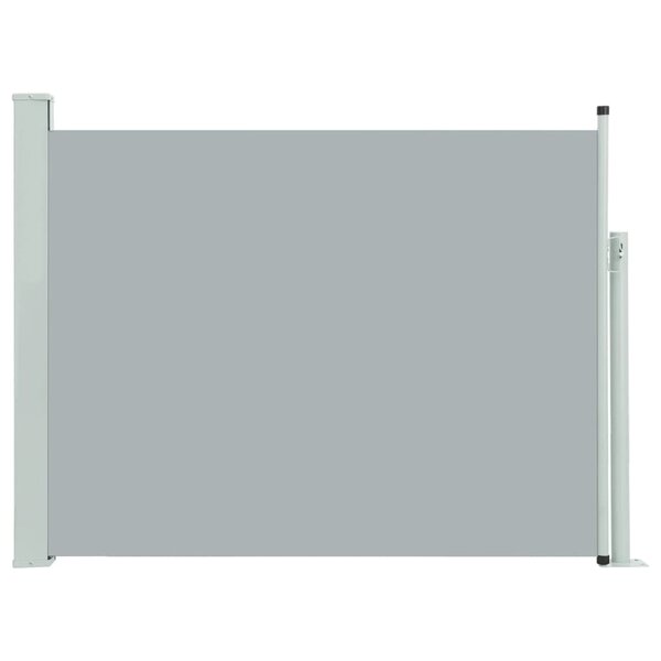 vidaXL Auvent latéral rétractable de patio 170x500 cm Gris