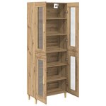 vidaXL Haut Armoire Chêne artisanal 69 5 x 34 x 180 cm