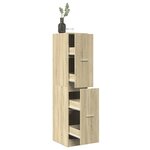 vidaXL Armoire d'apothicaire chêne sonoma bois d'ingénierie