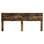 vidaXL Tête de lit Chêne fumé 200 cm Bois d'ingénierie