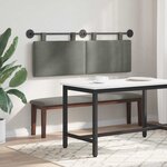 vidaXL Tête de lit suspendue Tissu en velours côtelé