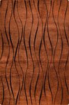 Tapis de couloir VERA Vague 80 x 150 cm - Orange
